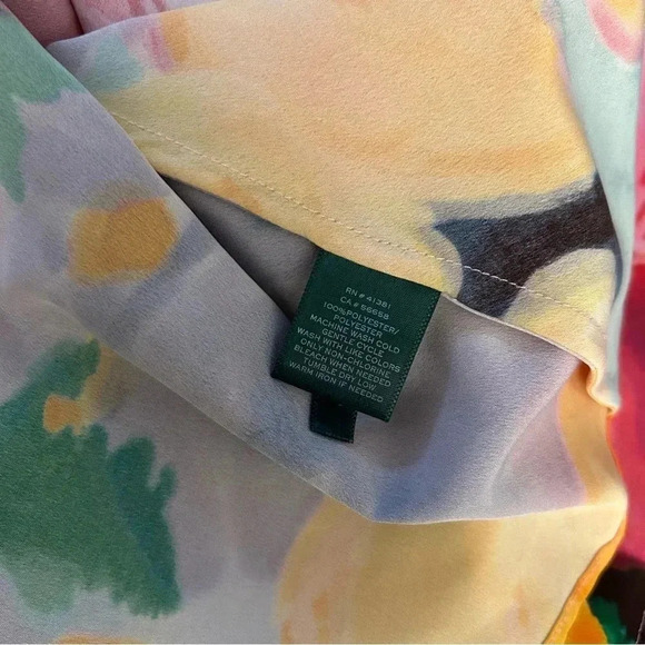 💕LAUREN  RALPH LAUREN floral top S - Picture 7 of 10